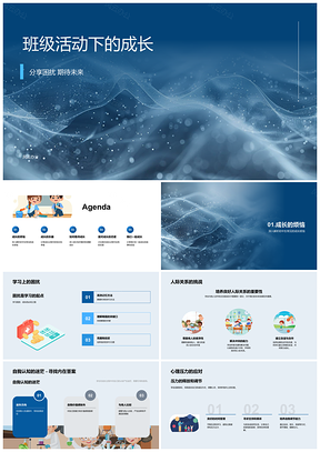 2025成长路上学习人际压力自我突破友谊未来PPT模板