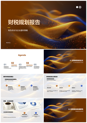 2025财税规划税负优化企业盈利策略经营税法PPT模板