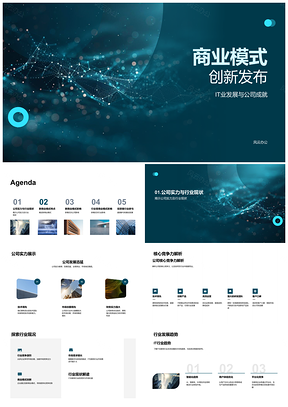 2025IT公司新商业模式创新成就技术总监投资者关注PPT模板
