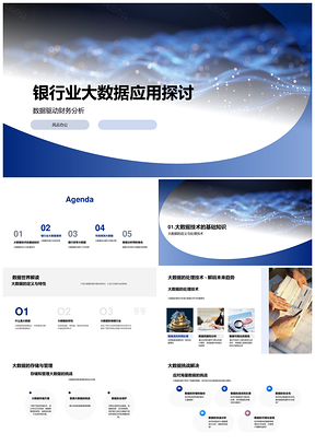 2025银行业大数据驱动财务客户风险管理与产品创新PPT模板