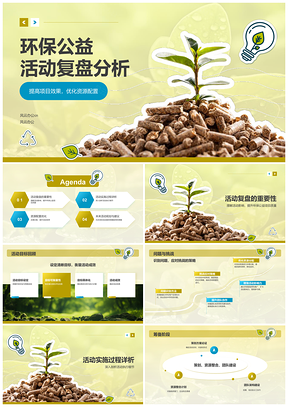 2025环保公益活动复盘执行评估经验总结PPT模板