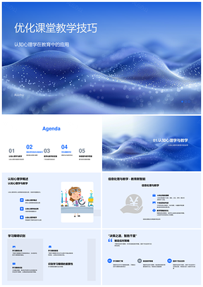 2025认知信息图示案例优化教学个性支持PPT模板