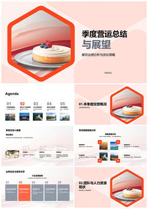 2025季度营运总结展望总收利润单店数据人力短缺招聘新店增速PPT模板