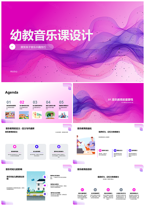 2025幼教Orff音乐趣味活动乐创师训启智PPT模板