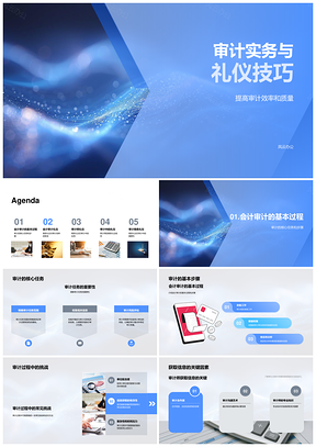 2025审计实务礼仪技巧效率质量提升PPT模板