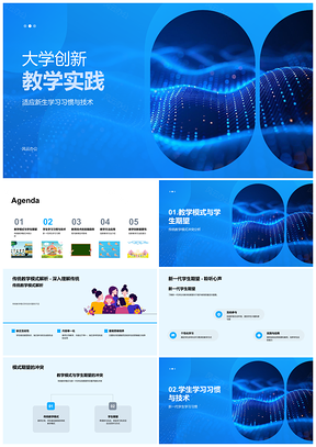 2025大学创新教学融合现代技术实践探索PPT模板