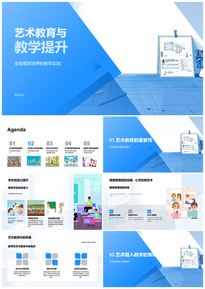 2025艺术教育素质创造力教学策略课堂整合PPT模板