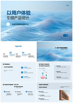 2025用户体验驱动产品设计营销策略市场表现PPT模板