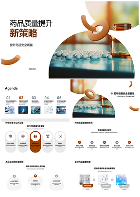 2025药品质量安全与全球监管提升新策略PPT模板