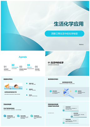 2025生活化学应用与健康环保家居卫生PPT模板