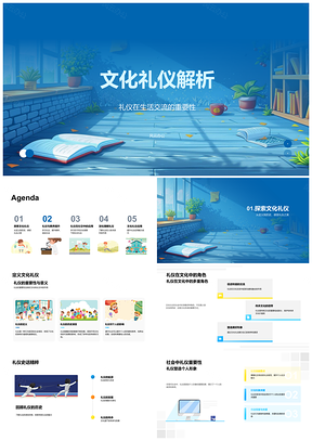 2025文化礼仪历史生活社交素质形象解析PPT模板