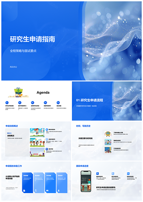 2025研究生申请流程面试准备与竞争力提升PPT模板