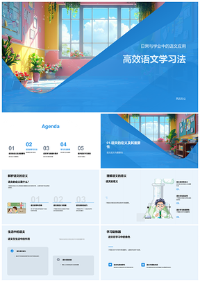 2025高效语文听说读写策略习惯学习法要义PPT模板