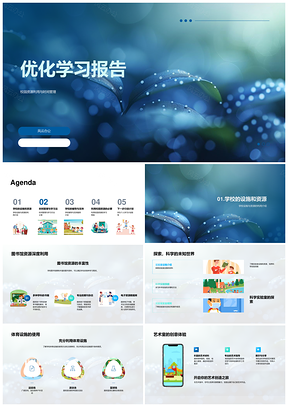 2025校园资源时间管理与学习优化方法报告PPT模板