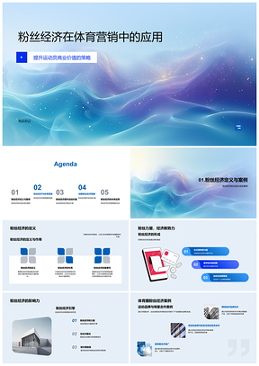 2025体育营销粉丝经济与商业价值应用案例PPT模板