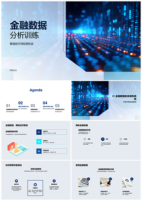 2025金融数据获取管理分析训练与投资机会PPT模板