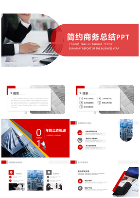 2020年中年终述职工作总结计划报告PPT模板