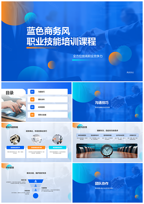 2025商务职业综合能力提升培训PPT模板