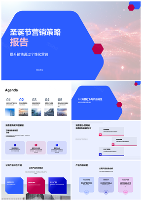 2025圣诞个性化营销策略产品促销与消费者习惯PPT模板