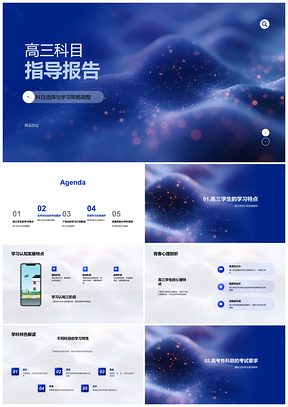 2025高三科目选择学习策略调整积极态度指导PPT模板
