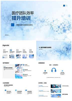 2025医疗团队效率策略流程优化技能沟通培训PPT模板