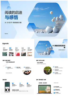 2025小王子阅读教育启迪友情与爱的价值PPT模板