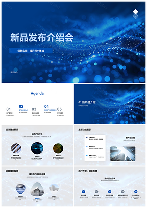 2025市场营销经理IT互联网新品发布用户体验设计理念高性能操作PPT模板