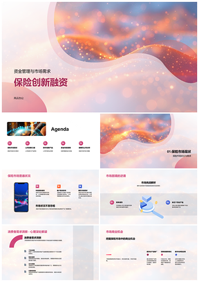 2025保险创新融资驱动市场产品研发管理PPT模板