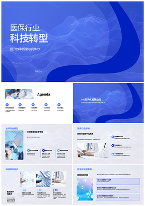 2025医保数字化转型提升服务效质竞争力PPT模板
