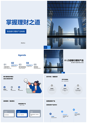 2025银行理财产品风险收益选择管理解析PPT模板