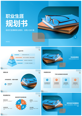 2025精装字典图书封面职业规划书页PPT模板