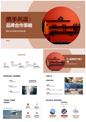 2025服装品牌合作策略携手共赢拓市场机会PPT模板