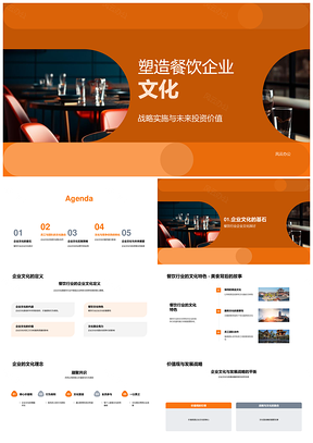 2025餐饮企业战略团队管理塑造未来价值PPT模板