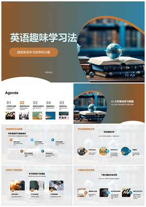 2025趣味英语教学法高效学习角色扮演音乐电影情境游戏网络个性化PPT模板