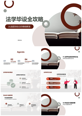2025法学毕设选题答辩研究方法导师全攻略PPT模板