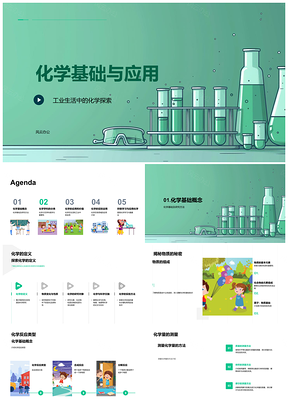 2025化学基础与应用有机无机物化分析PPT模板