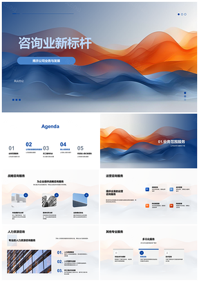 咨询业战略运营人力规划与员工薪酬发展PPT模板