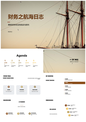 2025财务航船规范流程预算资金报表税务审计PPT模板