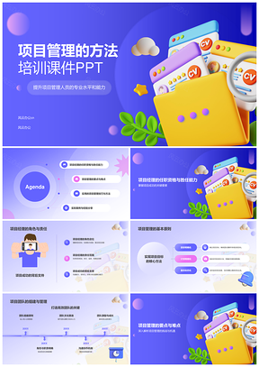 2025项目管理技巧培训案例经验团队协作能力提升PPT模板