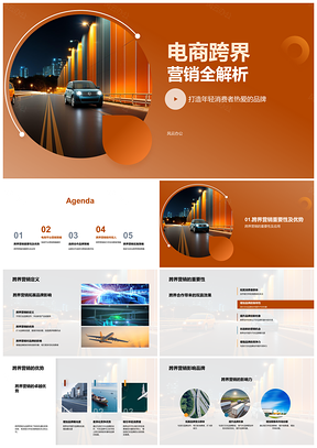2025电商跨界营销年轻消费品牌活动策划执行合作数据解析PPT模板