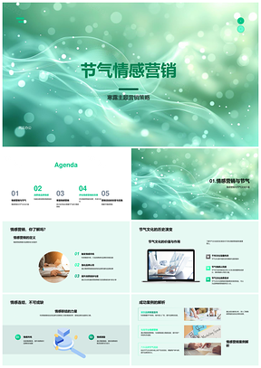 2025寒露节气情感营销策略品牌情感联结消费需求PPT模板
