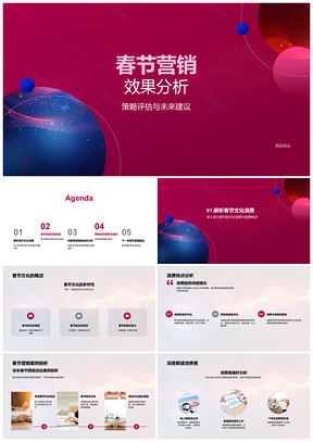 2025春节营销效果策略建议消费偏好挑战对策反馈评估PPT模板