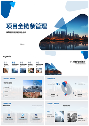 2025房地产开发项目全链条策划投资管理PPT模板