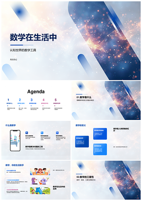 2025生活中的数学语言与工具意义PPT模板