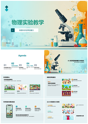 2025物理实验科学验证折射磁场电磁教学PPT模板