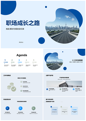 2025产品经理季度总结业务市场挑战与策略分析PPT模板