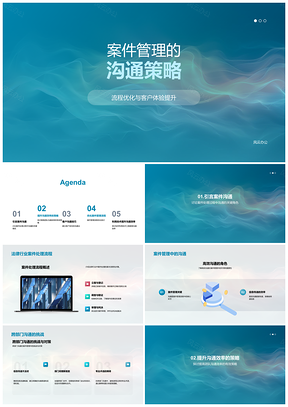 2025案件管理高效沟通流程优化与客户体验PPT模板