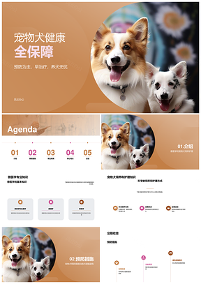 2025宠物犬饲养检查疫苗与常见病预防指南PPT模板