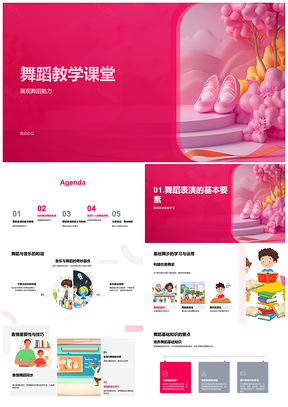 2025舞蹈课堂舞步技巧表演自信乐舞和谐审美提升PPT模板