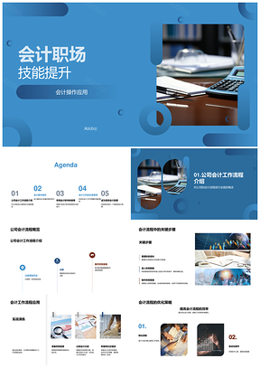 2025会计软件规范流程严谨操作提升分录账本效率PPT模板